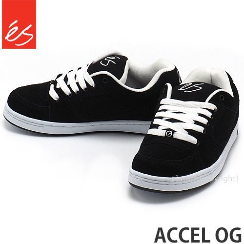 1円～ eS ACCEL OG BLK/WHT/BLK 27.0cm エス スケートボード スケボー スケシュー スニーカー シューズ 靴 メンズ SHOES [同梱不可]_画像1