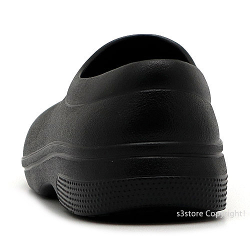 1円～ crocs on the clock work slip-on Blk M7(25.0cm) クロックス スリップオン サンダル ユニセックス ワーク [同梱不可]_画像5