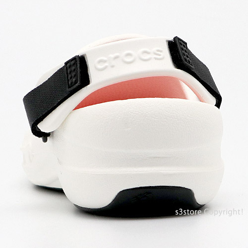 1円～ crocs bistro pro literide clog Wht M8(26.0cm) クロックス ビストロ クロッグ サンダル ワーク 業務 仕事 [同梱不可]_画像5