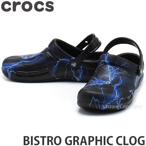 1円～ CROCS BISTRO GRAPHIC CLOG BLK/LNB 26.0cm クロックス ビストロ グラフィック クロッグ サンダル シューズ 靴 [同梱不可]_画像1