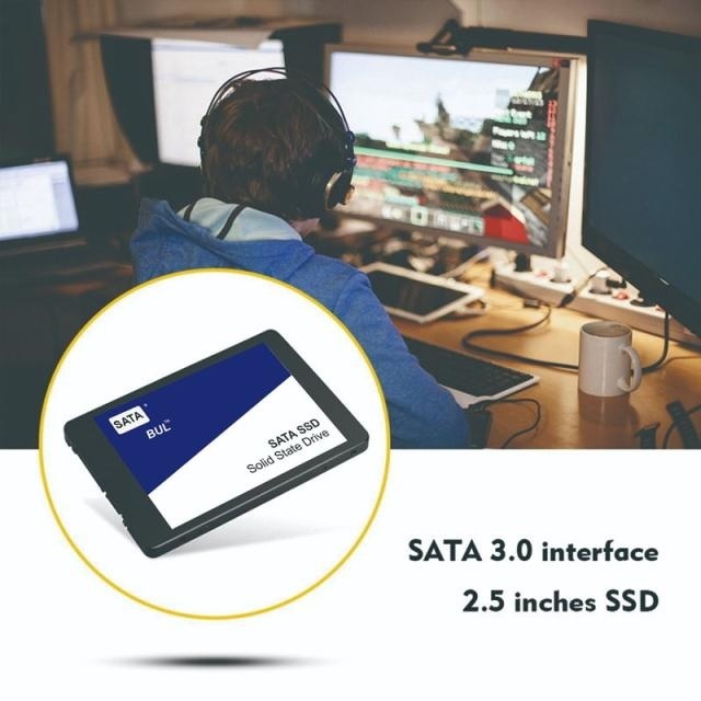 ハイスピード内蔵SSDカード【 1TB】2.5インチ BUL SATA3 6Gb/s 7mm 500MB/s SATAⅢ 1テラバイト ノートPCやディスクトップPCやゲーム機に_画像5