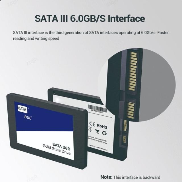 ハイスピード内蔵SSDカード【 1TB】2.5インチ BUL SATA3 6Gb/s 7mm 500MB/s SATAⅢ 1テラバイト ノートPCやディスクトップPCやゲーム機に_画像2