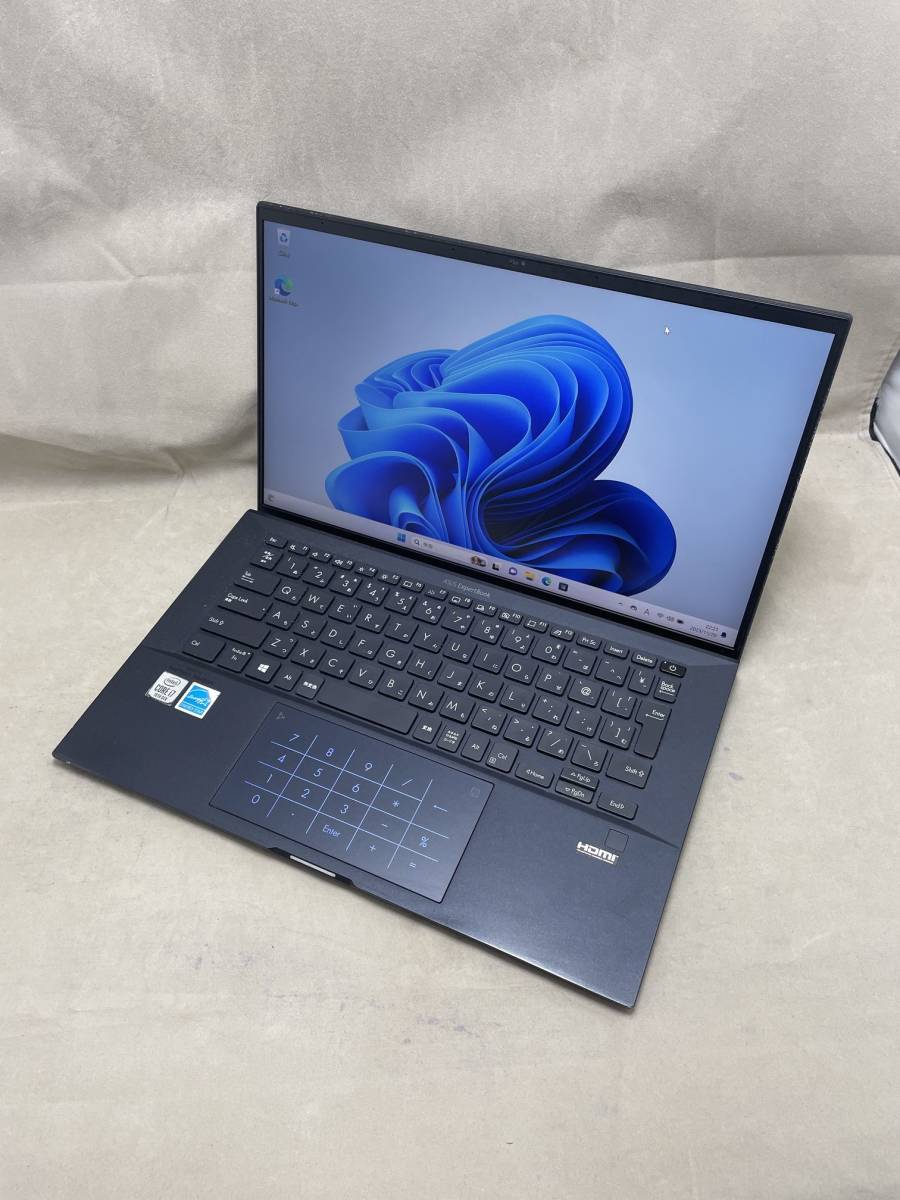 #300482 ASUS ExpertBook B9 B9450FA (Core i7-10510U /16GB /1TB /14インチ FHD /無線,BT,カメラ/Win11 Pro) ※AC欠品、筐体傷多数※_画像1