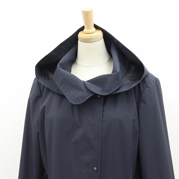 *SCAPA Scapa cotton inside liner attaching nylon f- dead coat navy blue navy 42