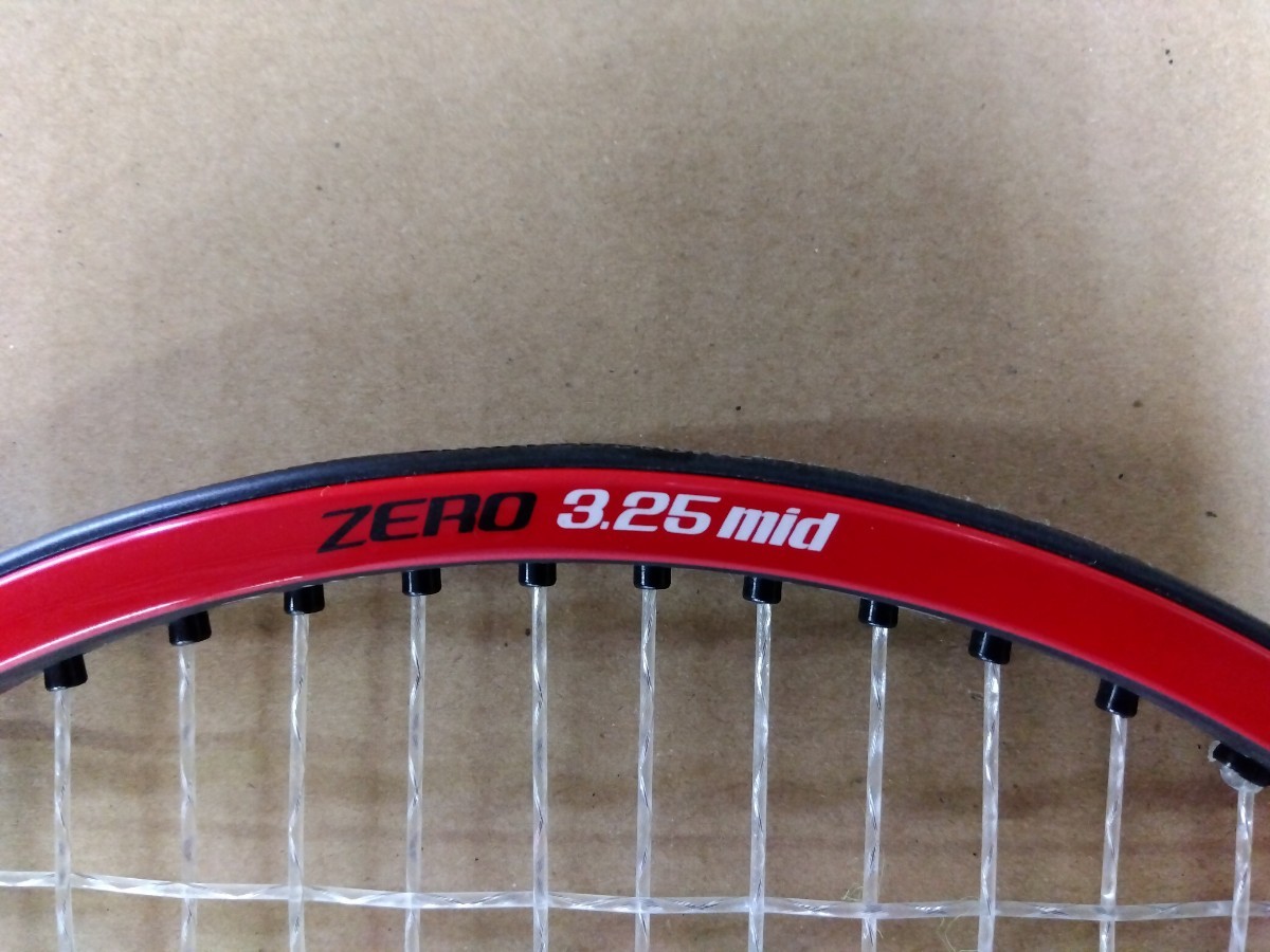 【美品】BRIDGESTONE テニスラケット X-BLADE ZERO 3.25mid GOSENナイロンラケットケース付き 八王子引き取りOK104_画像4