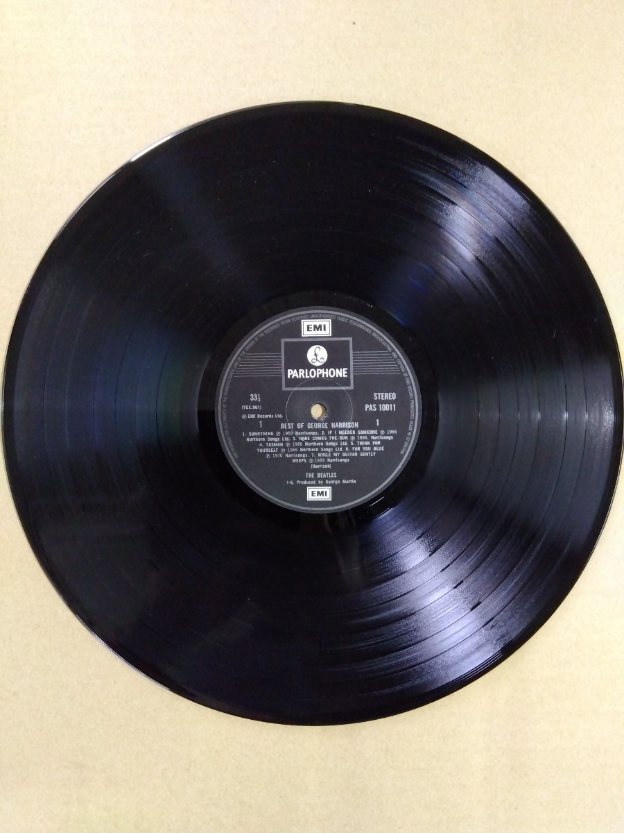 ジョージ・ハリスン　LPレコード　THE BEST OF George Harrison 八王子引き取りOK1187_画像5