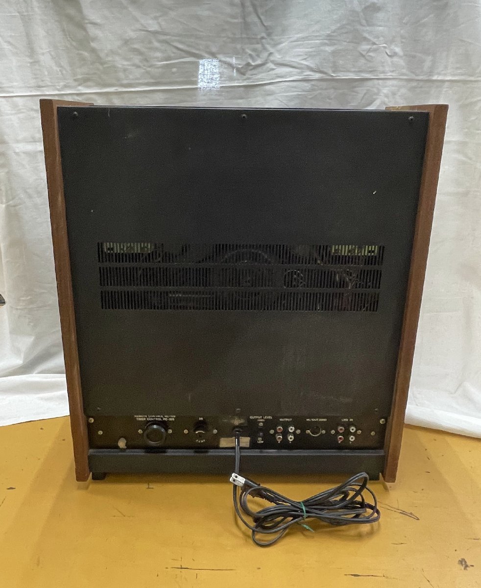 TEAC オープンリールデッキ A-6100 2TR2CH 38-19cm可能 10号OK 通電確認済み ジャンク品扱い【T】_画像3