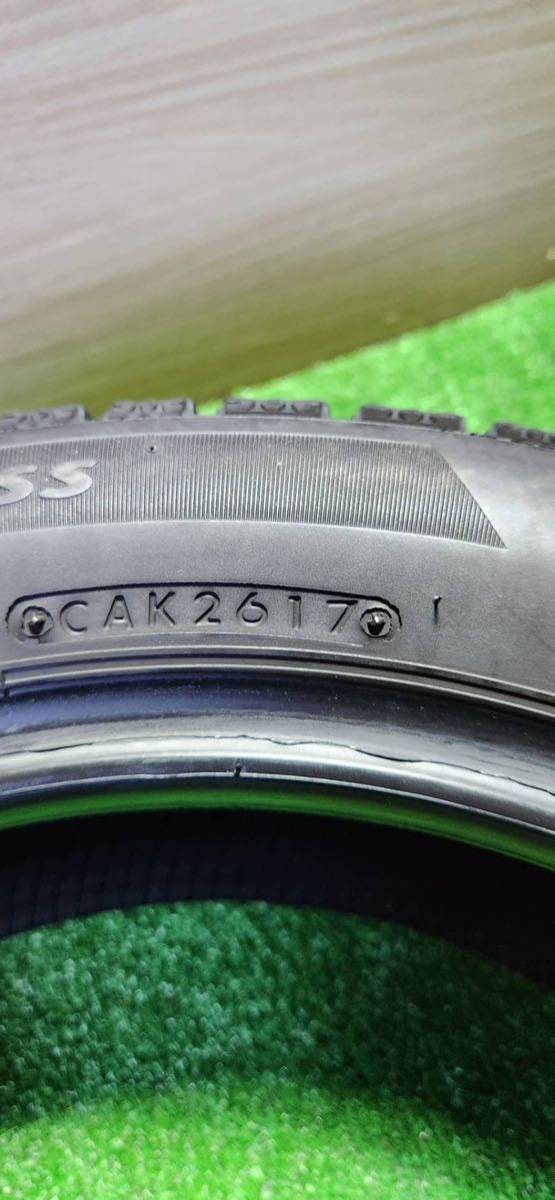 中古タイヤ　BRIDGESTONE BLIZZAK VRX2 165/55R15 75Q スタッドレスタイヤ ブリヂストン 冬タイヤ　ムーヴ　タント　ワゴンR等　A135_画像8