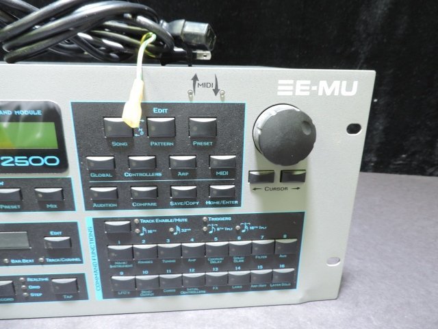 S415【現状ジャンク品】E-MU PROTEUS 2500 イーミュー コマンドモジュール 128-VOICE EXPANDABLE COMMAND MODULE_画像4