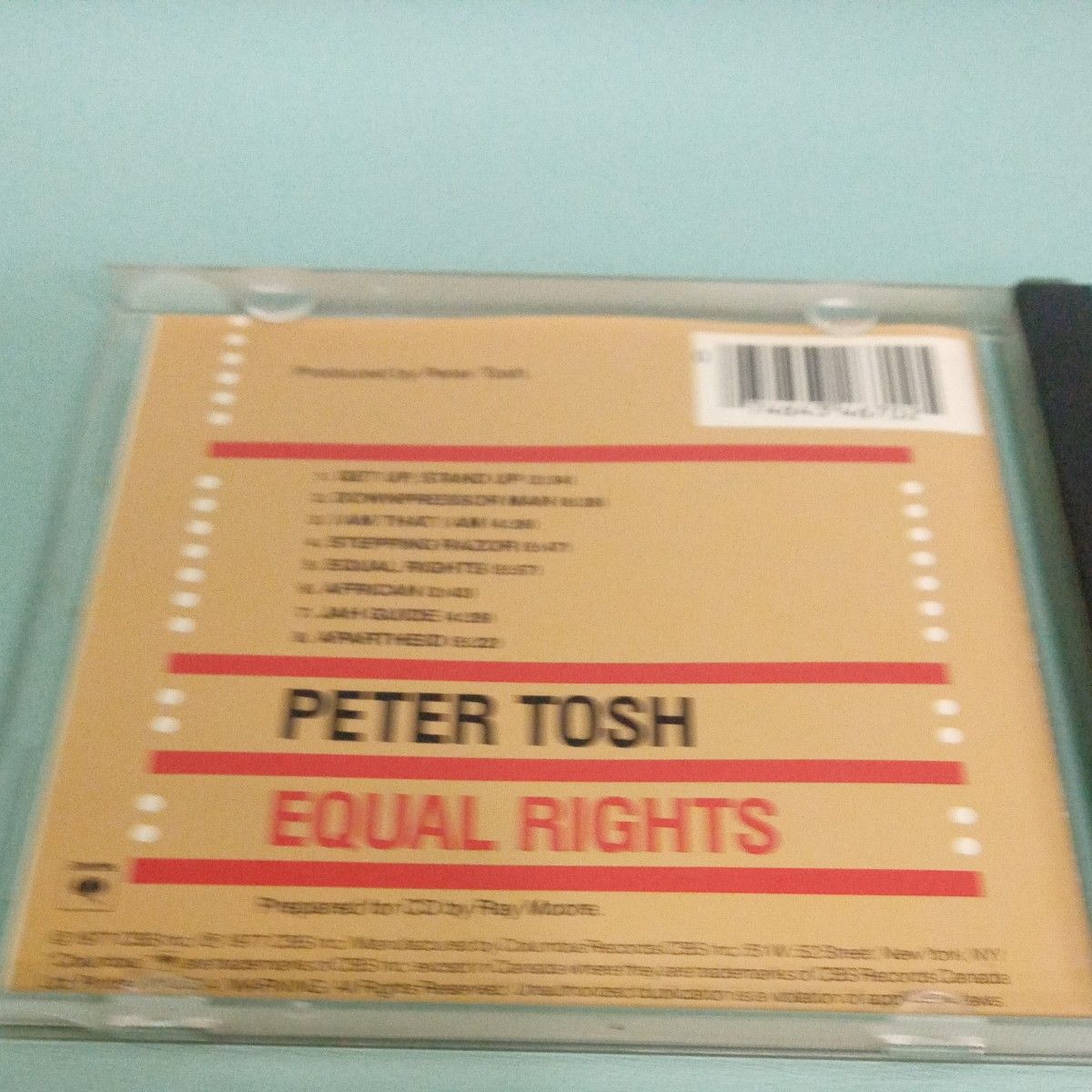 PETER   TOSH     ピーター　トッシュ「EQUAL　RIGHTS」 アルバムCD全8曲 