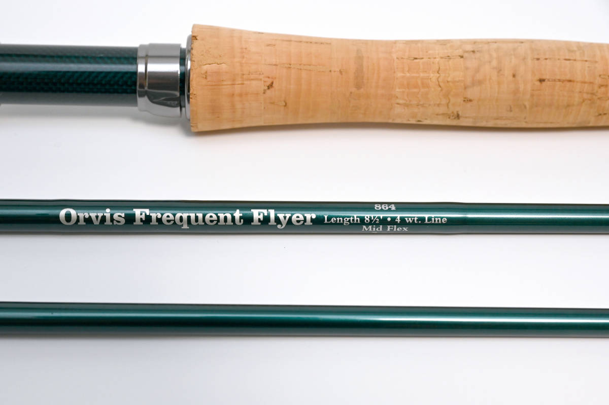 ロッド ORVIS 864-2 Mid Frex 8.0 ORVIS Frequent Flyer 864 Length 8 1/2・4wt line Mid Flex