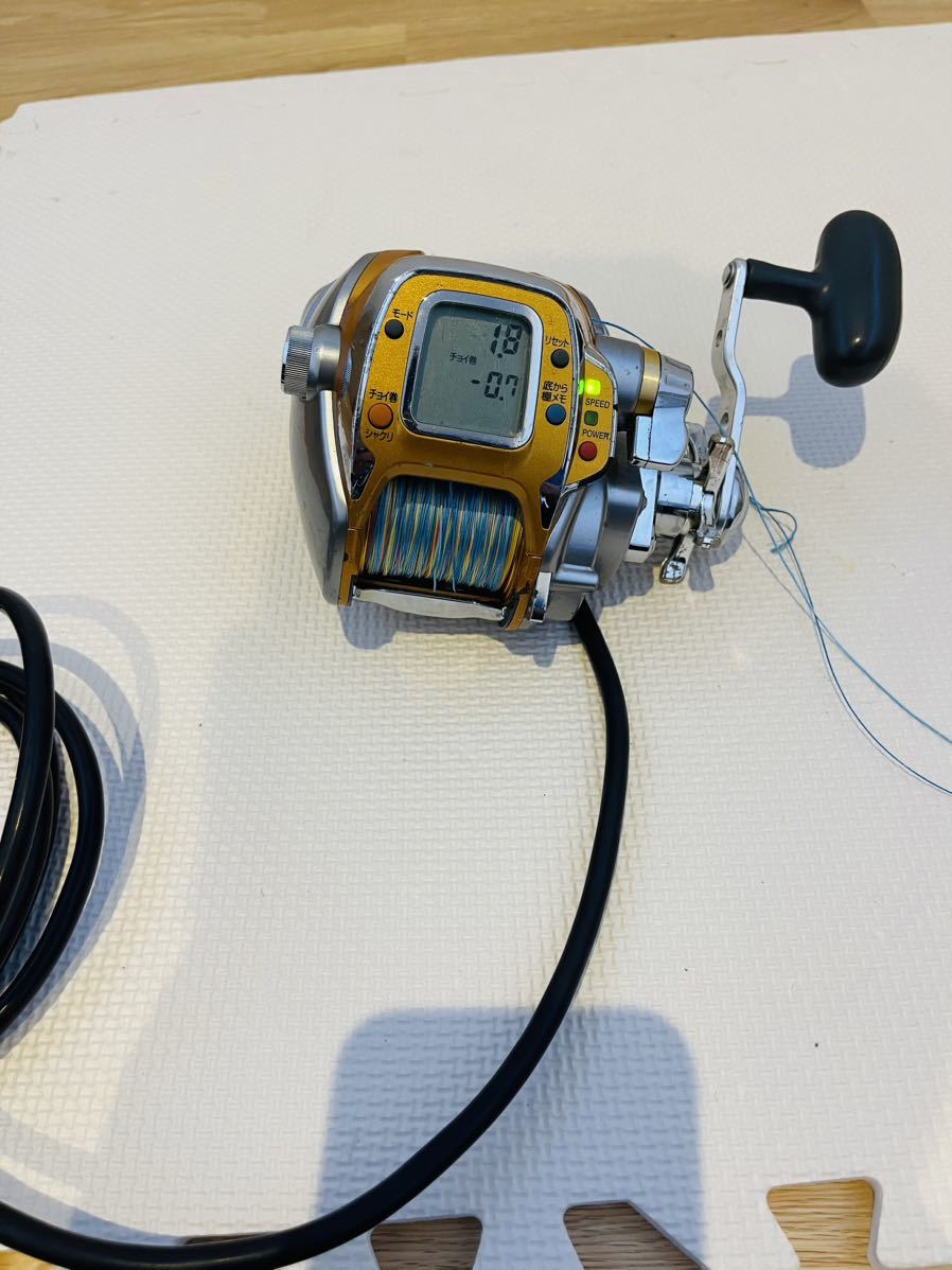 【早い者勝ち】 ダイワ シーボーグ 500 MT 電動リール 中古 Daiwa SEABORG MADE IN JAPAN_画像2