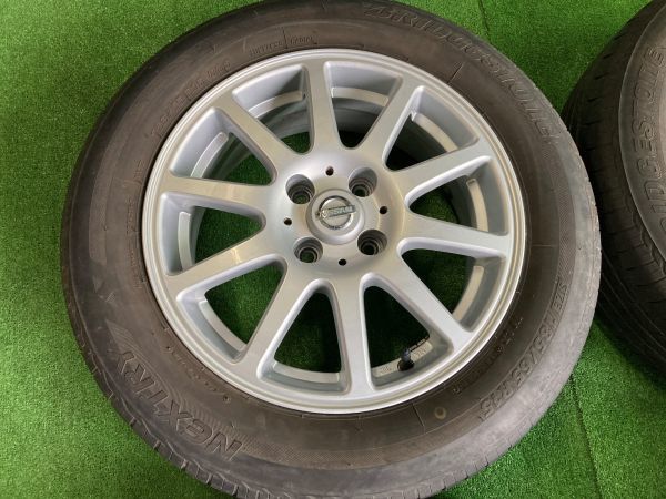 送料無料 ラジアルセット 日産純正 ブリヂストン ネクストリー 185/65R15 2015年製造 おまけ程度 ティーダノートY12ウイングロードの画像5