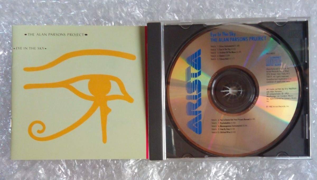 【CD/US盤】アラン・パーソンズ・プロジェクト　アイ・イン・ザ・スカイ　Alan Parsons Project　Eye In The Sky (ARCD 8033)_画像1