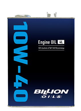 BILLION OILS ビリオンオイルズ エンジンオイル １０W－４０ ４L BOIL-10W04 アウトレット品の画像1