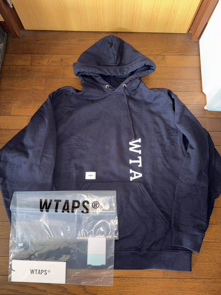 WTAPS 23SS DESIGN 01 ネイビー XL フーディ ダブルタップス_画像1