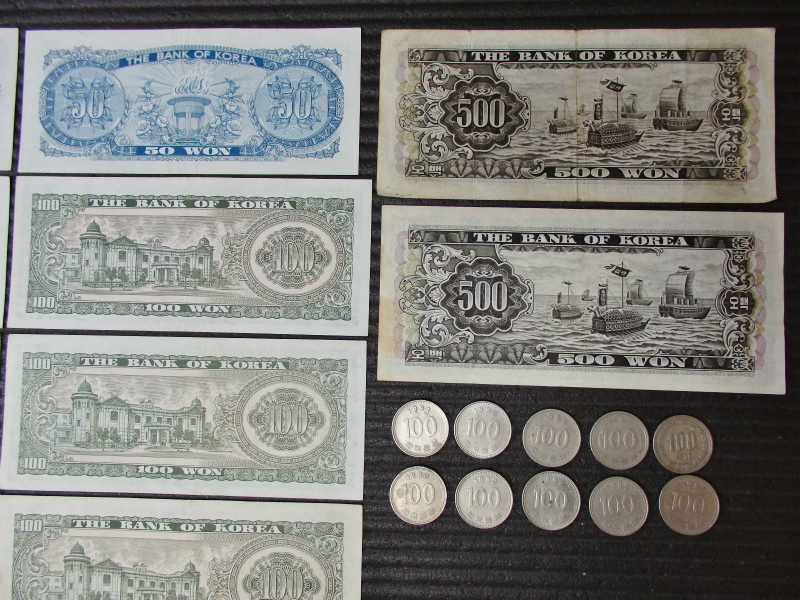 外幣韓國澳大利亞美國硬幣舊鈔票    原文:外国貨幣 　韓国　オーストラリア　アメリカ　硬貨　旧紙幣　
