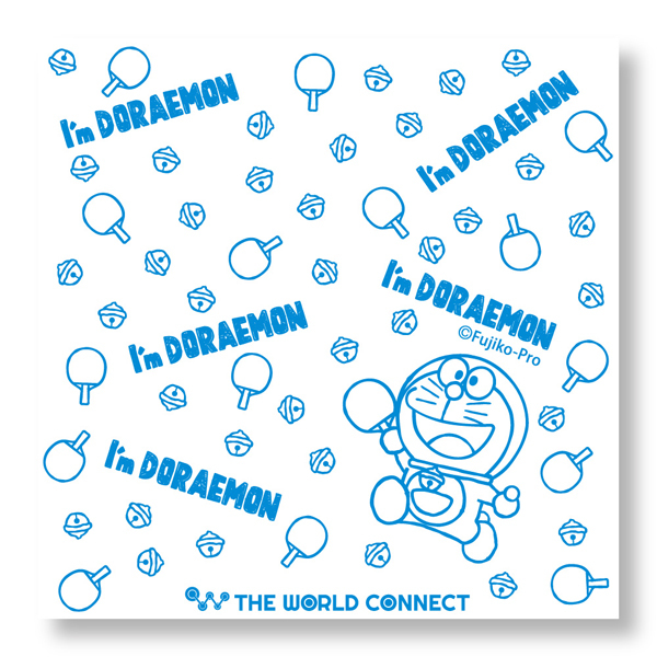 【3種×各2枚＝6枚入り】THE WORLD CONNECT ザ・ワールドコネクト I'm DORAEMON ドラえもん 粘着 卓球 ラバー 保護シート_画像5