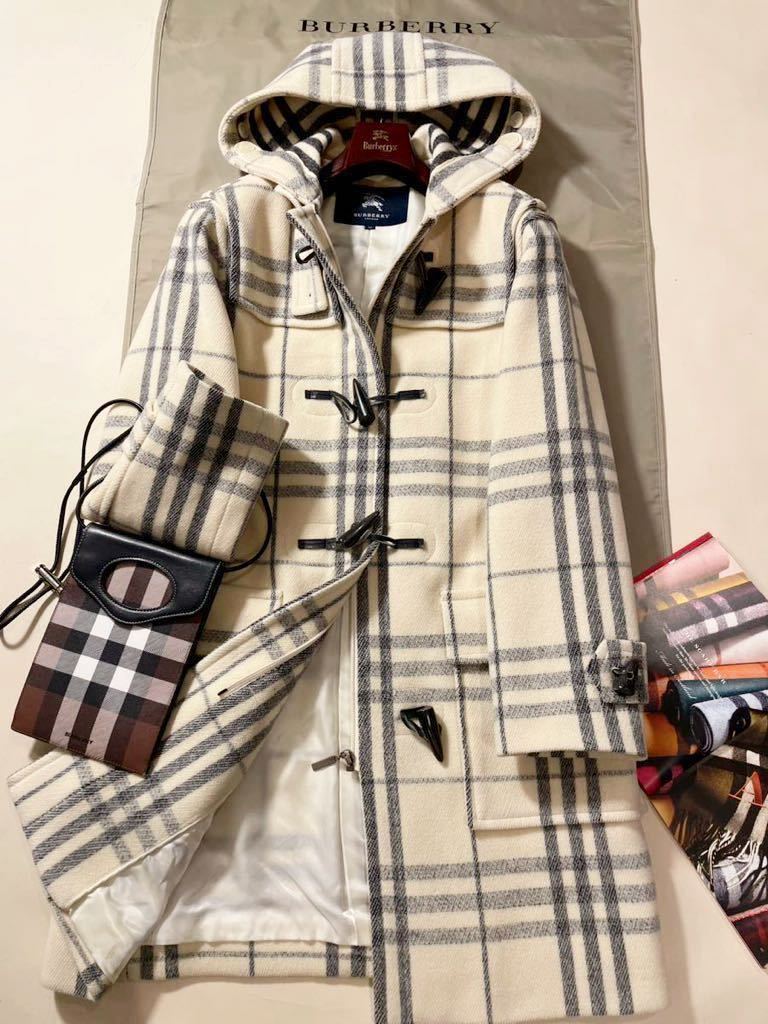 ✨人気 ウール100%✨バーバリーロンドン❣️ダッフルコート ノバチェック L Yahoo!オークション - c15 定価18万 超美品BURBERRY LONDON 高級