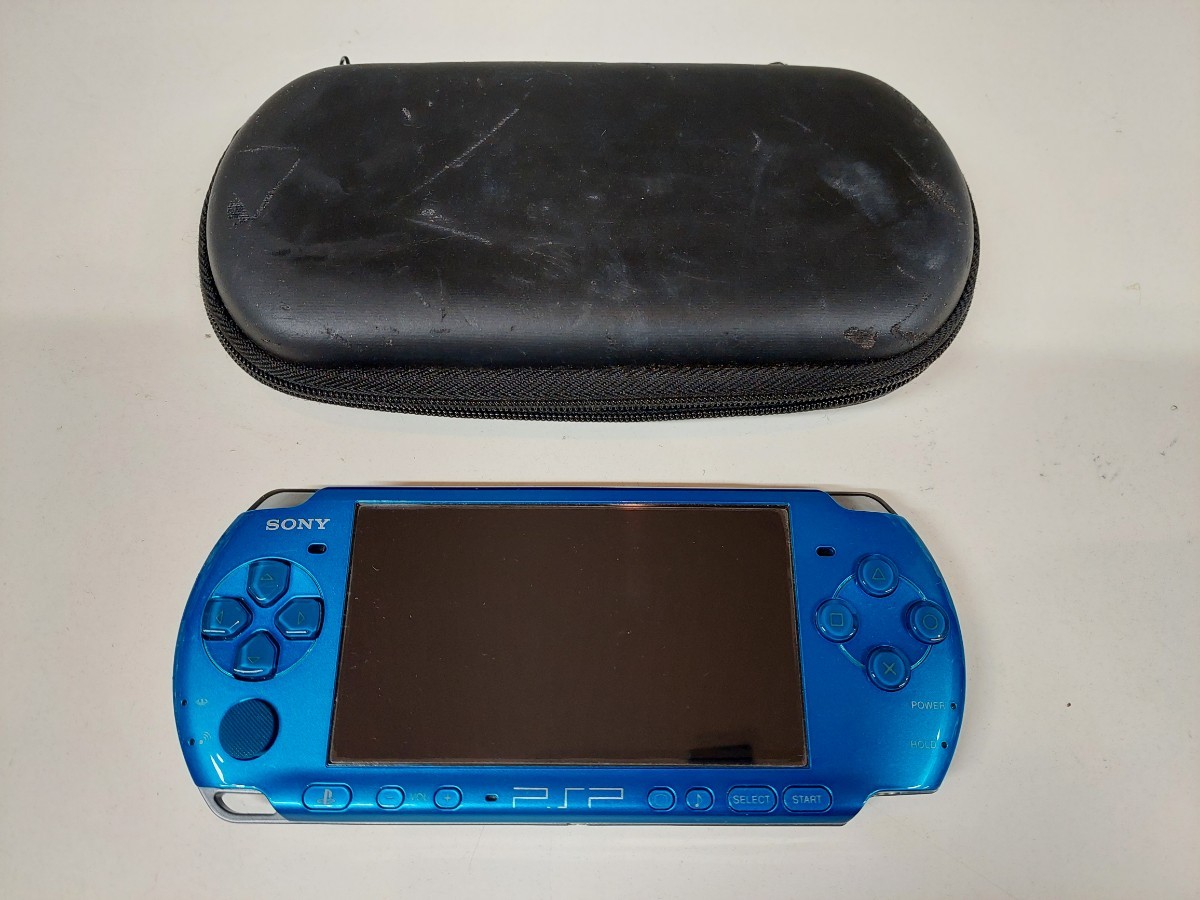 【ジャンク】SONY PSP本体　PSP-3000　 ブルー_画像1