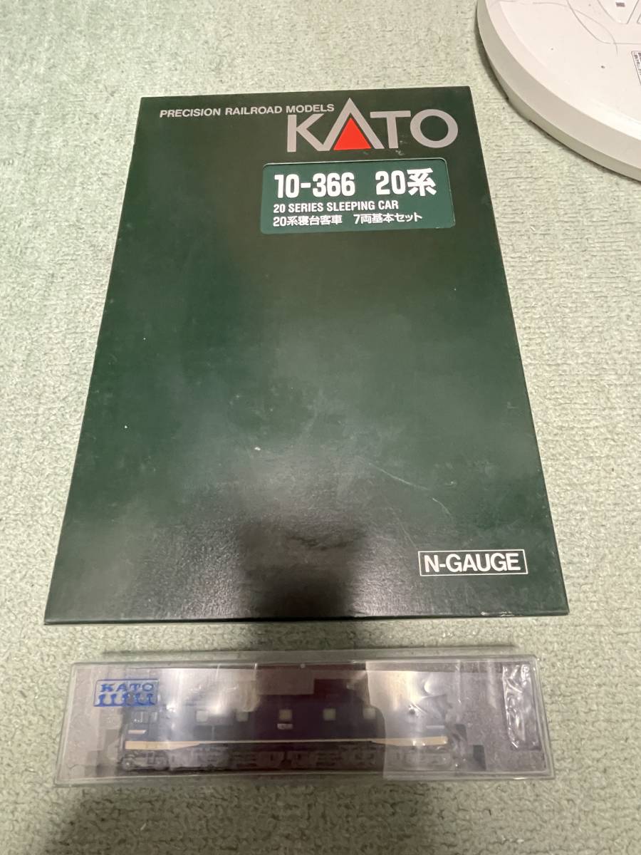 KATO 10-366 20系寝台客車7両基本セット＋3020‐7 EF58特急色　美品_画像1