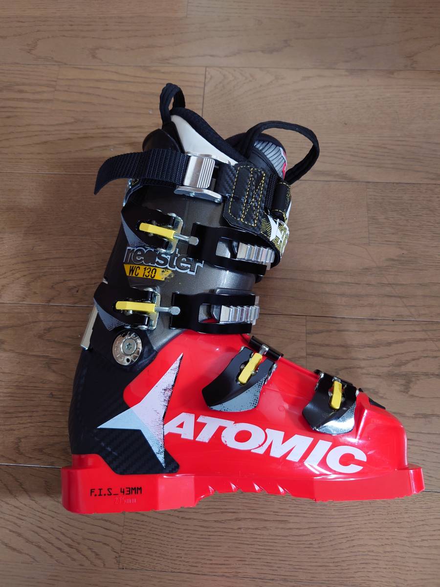 【送料無料・美品】アトミック ATOMIC REDSTER WC 130 AE5008380 red/grey/black 23.5cm　2019-2020モデル スキーブーツ レーシング_画像2