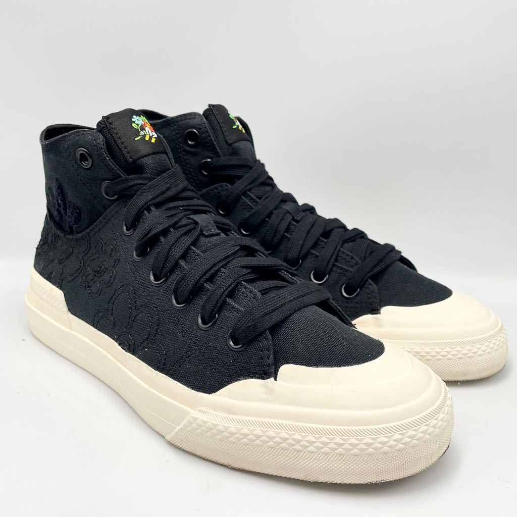 adidas アディダス NIZZA HI Melting Sadnessコラボ スニーカー GZ2663 / 27cm ブラック ハイカットスニーカー メンズ 靴 _画像3