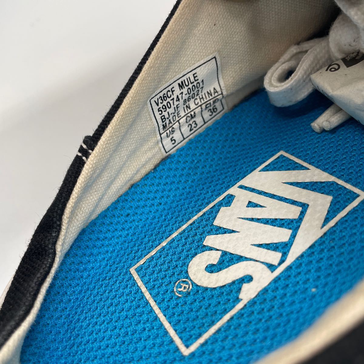 VANS バンズ オールドスクール スニーカー スリッポン 23cm ブラック ローカット シューズ レディース 靴_画像6