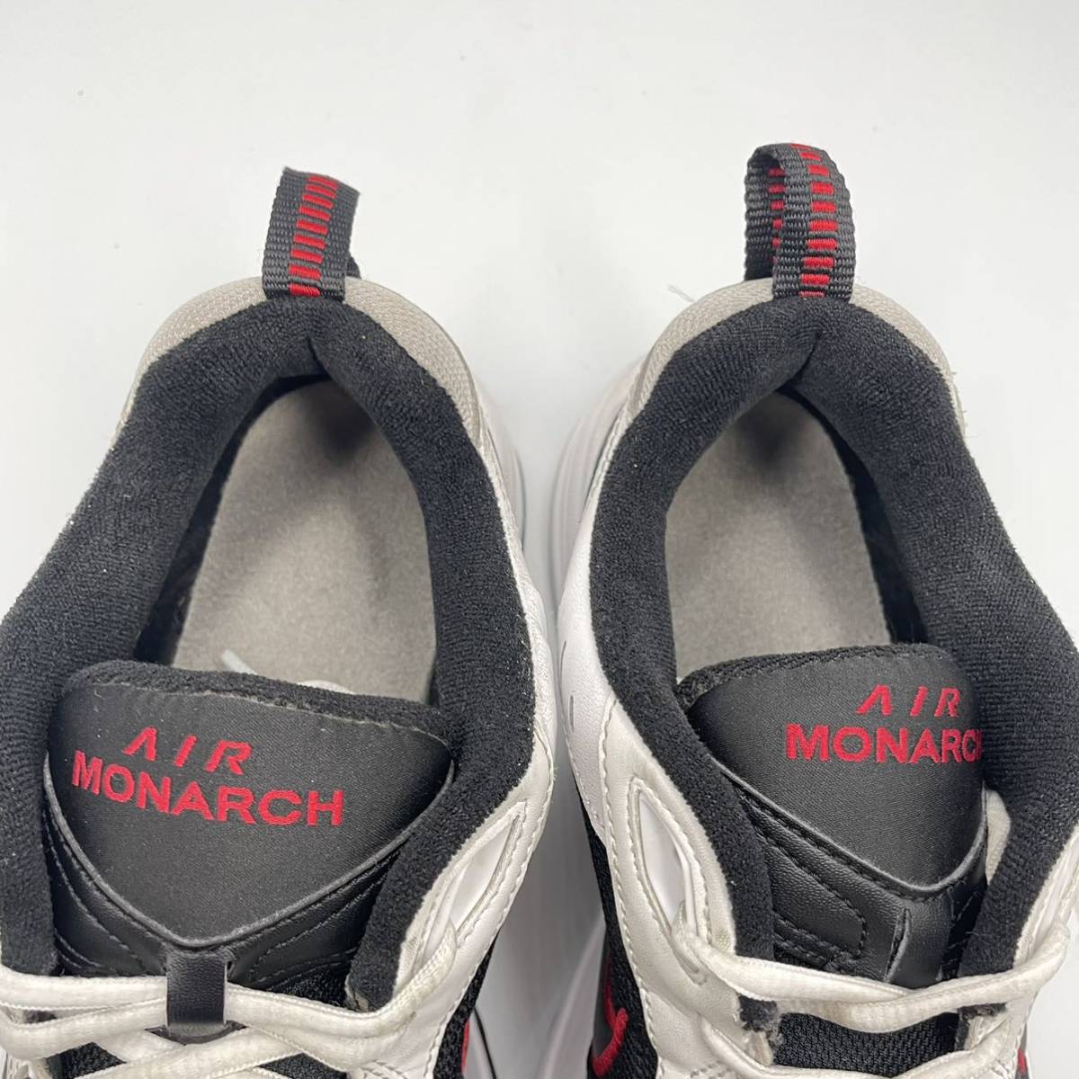 Nike Air Monarch IV ナイキ エア モナーク メンズ スニーカー 27cm トレーニングシューズ 415445-101 ブラック×ホワイト メンズ 靴_画像6