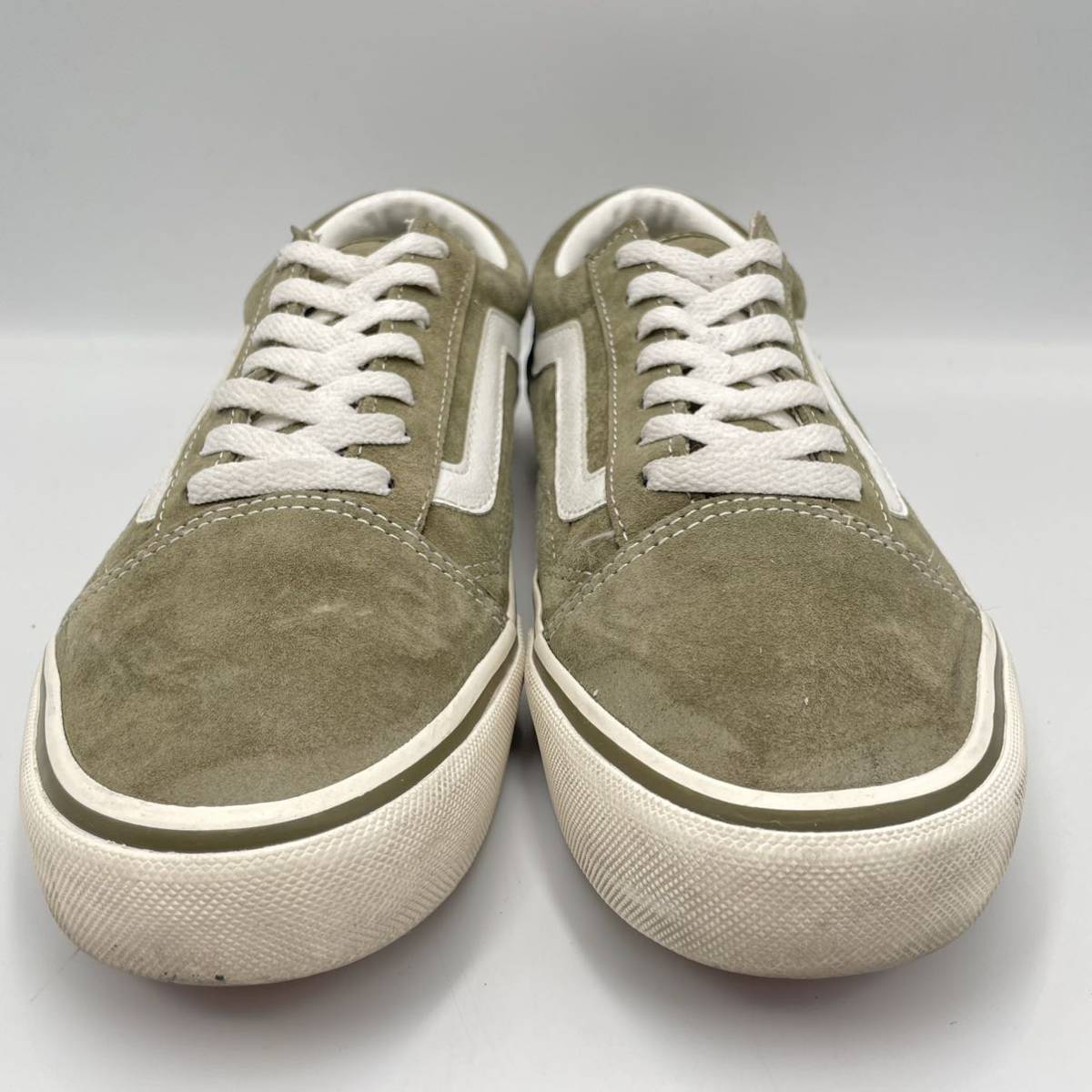 VANS バンズ OLD SKOOL オールドスクール V36CF 596210-0003 スニーカー 26.5cm カーキ系 メンズ 靴_画像2