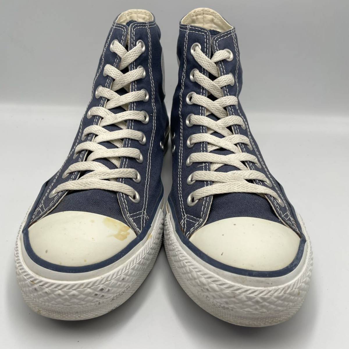 CONVERSE コンバース ALLSTAR オールスター ハイカットスニーカー US8 1/2 /27cm ネイビー系 メンズ 靴_画像2