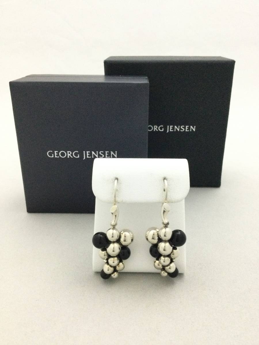 GEORGE JENSEN ジョージジェンセン ムーンライトグレープ フック ピアス アクセサリー 925 【C036401】の画像1