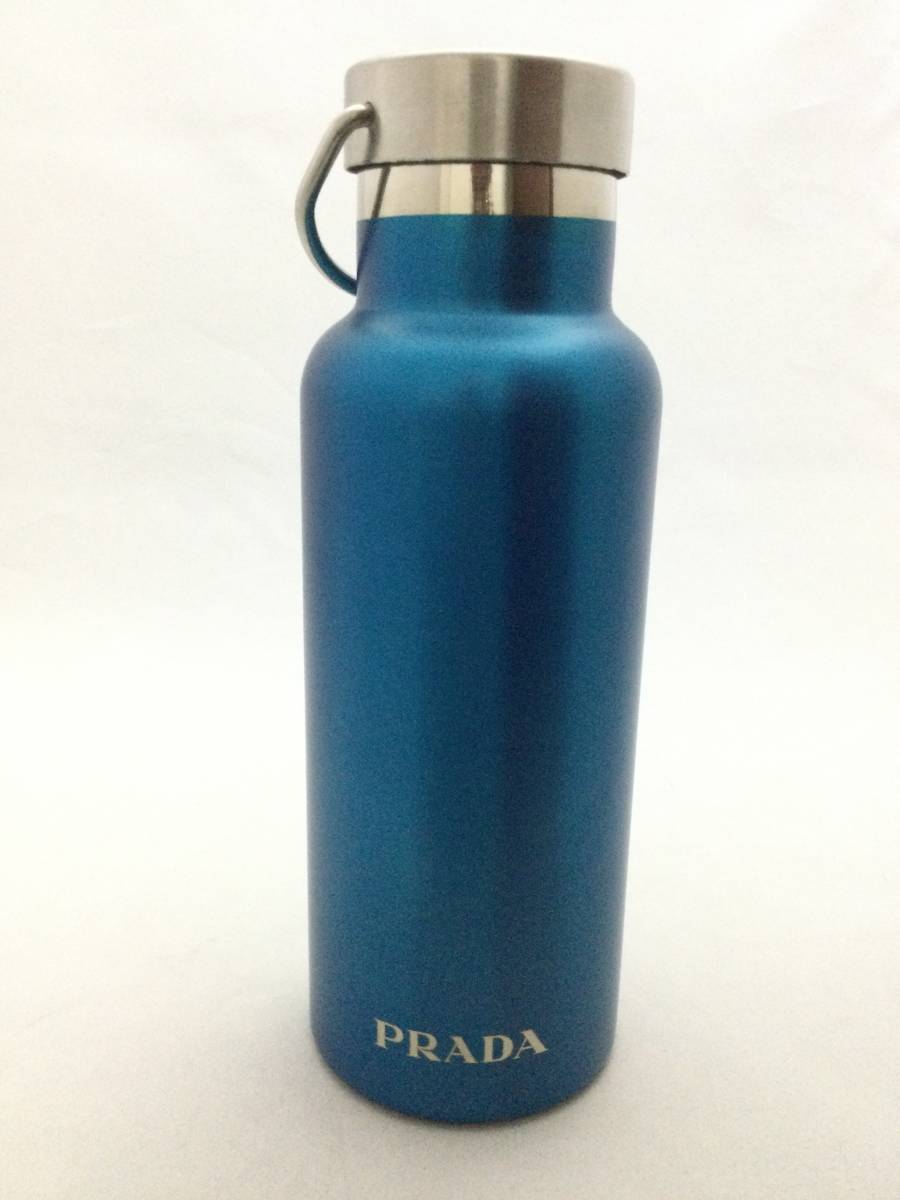 PRADA　プラダ　ステンレス　ウォーターボトル　ブルー　水筒　500ml【B966429】_画像2