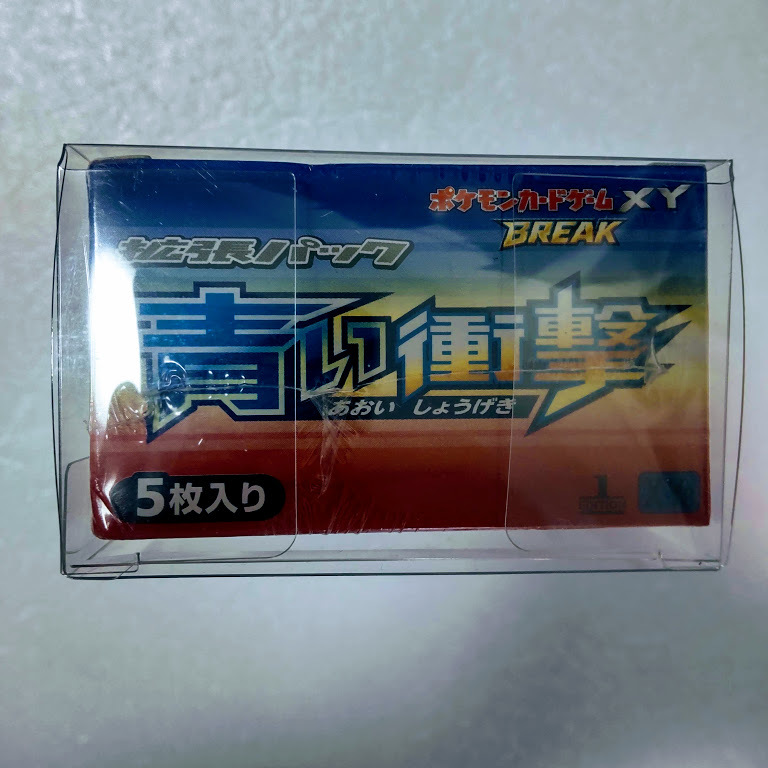 ポケモンカード　XY　拡張パック　青い衝撃　1ed　シュリンク付き　未開封　BOX_画像2