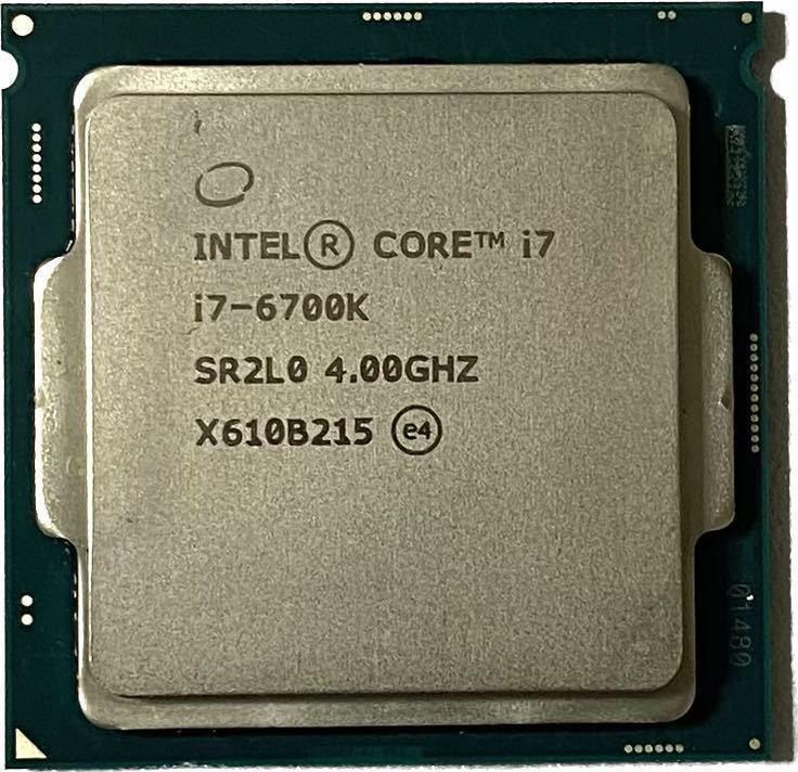 Intel CORE i7-6700K 動作品