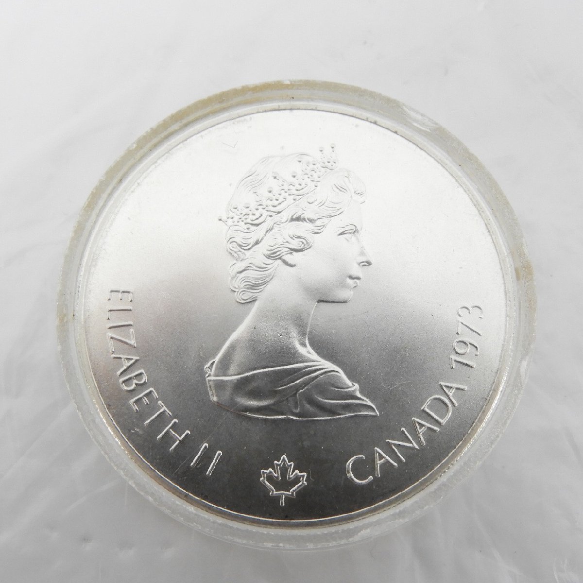 【記念貨幣】モントリオールオリンピック 1976 記念銀貨 エリザベス女王 5ドル 2枚セット 903324300 1104_画像4