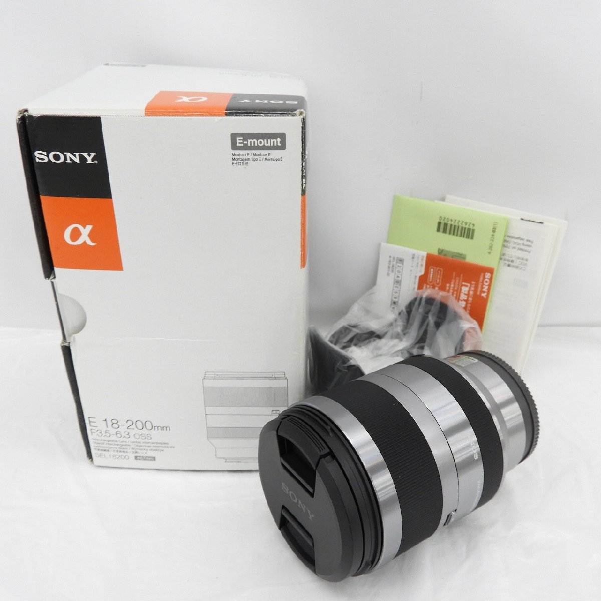 【中古品】SONY ソニー カメラレンズ ズームレンズ E-mount 18-200mm F3.5-6.3 OSS SEL18200 842125235 1106_画像1