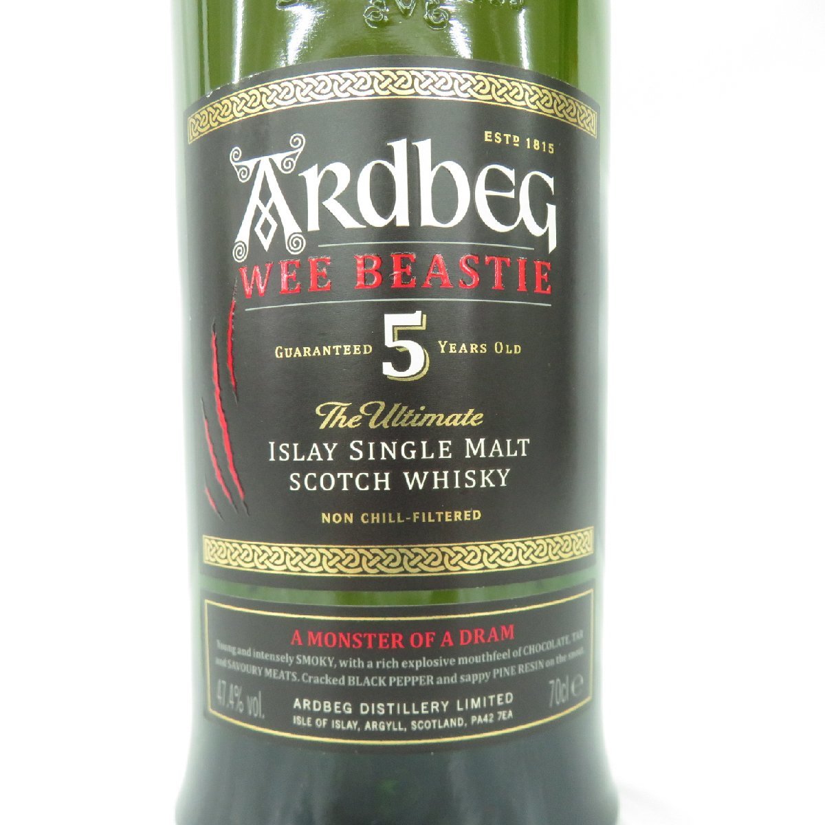 【未開栓】ARDBEG アードベッグ ウィー・ビースティー 5年 ウイスキー 700ml 47.4％ 11430176 1120_画像2