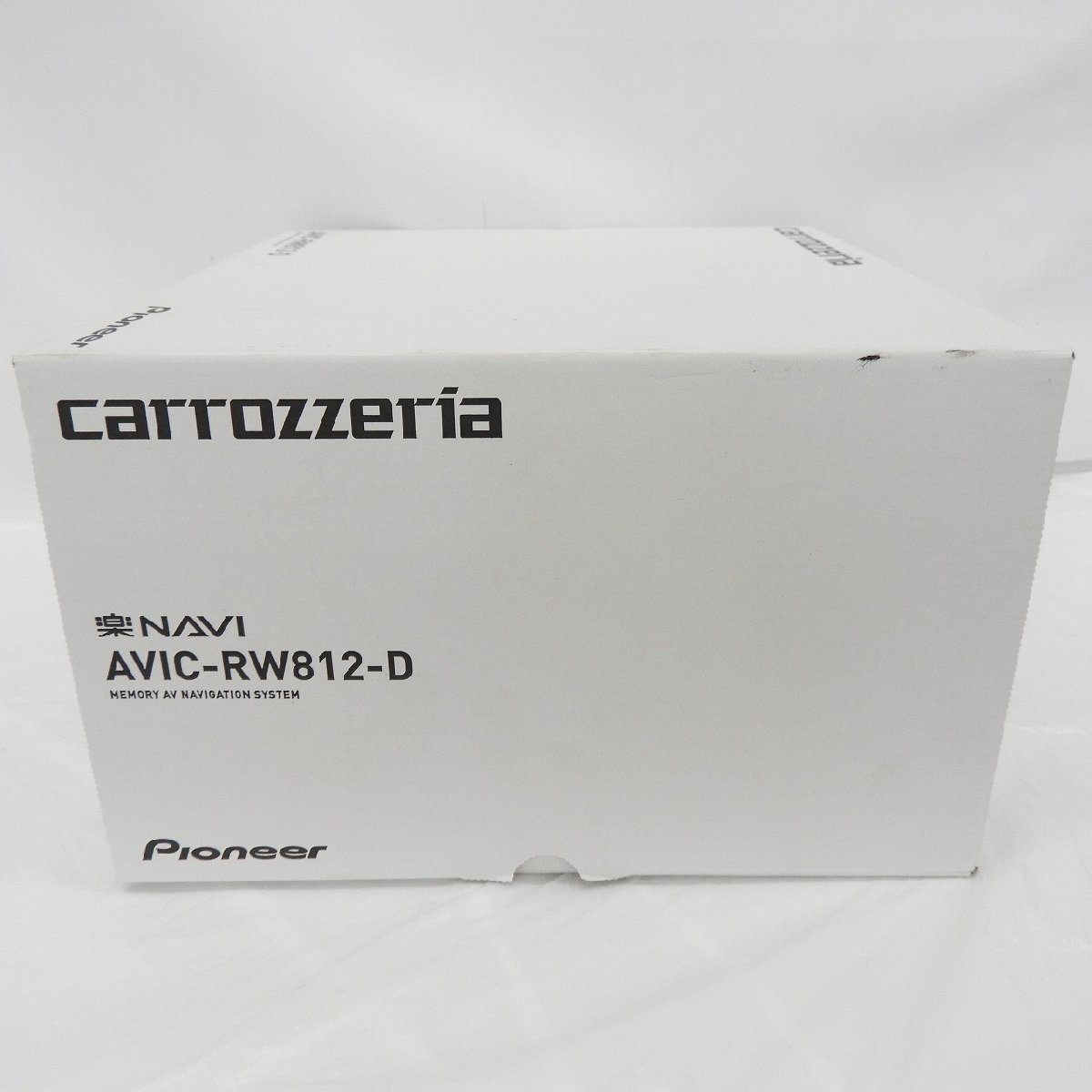 【未使用品】Pioneer パイオニア カーナビ 楽ナビ carrozzeria カロッツェリア AVIC-RW812-D ※箱汚れ有 11430920 1121_画像4