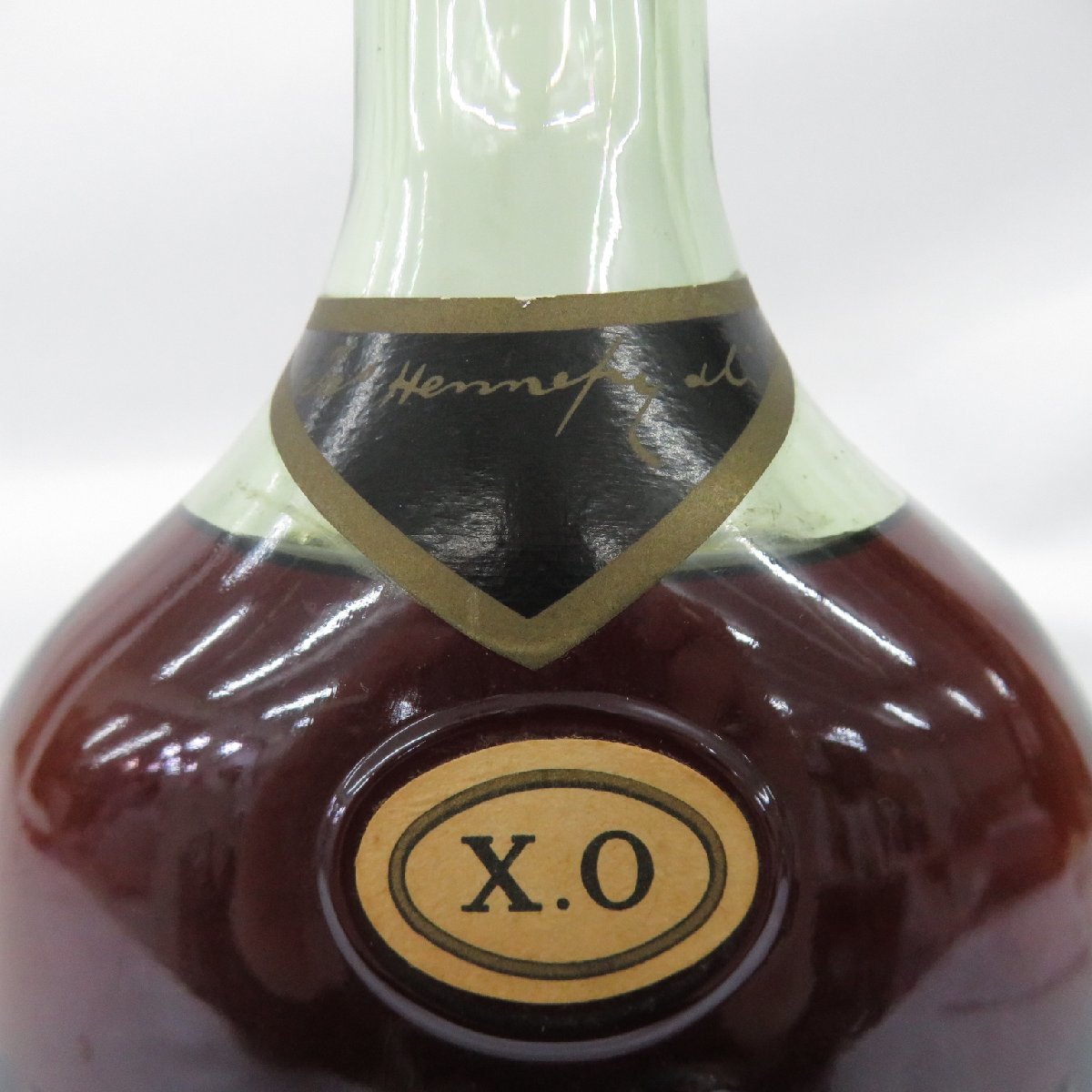 【未開栓】JAs.Hennessy ジャズヘネシー XO 金キャップ グリーンボトル ブランデー 700ml 40% 907331400 1124_画像3