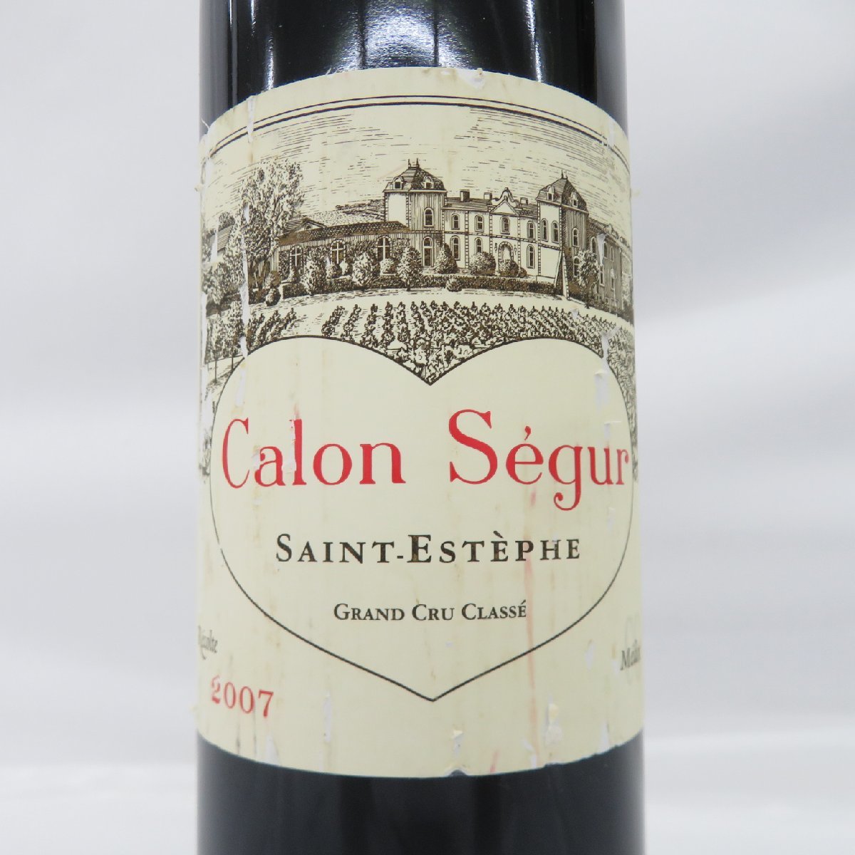 【未開栓】Chateau Calon Segur シャトー・カロン・セギュール 2007 赤 ワイン 750ml 13% 11435106 1124_画像2