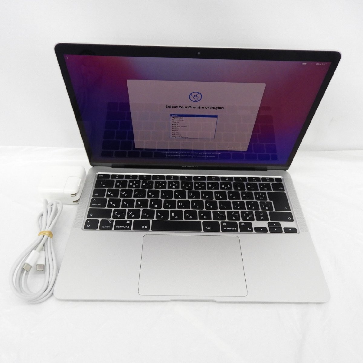 【中古品】Apple アップル ノートパソコン MacBook Air 13インチ 2020 A2337 M1/8GB/SSD512GB 11432032 1125_画像1