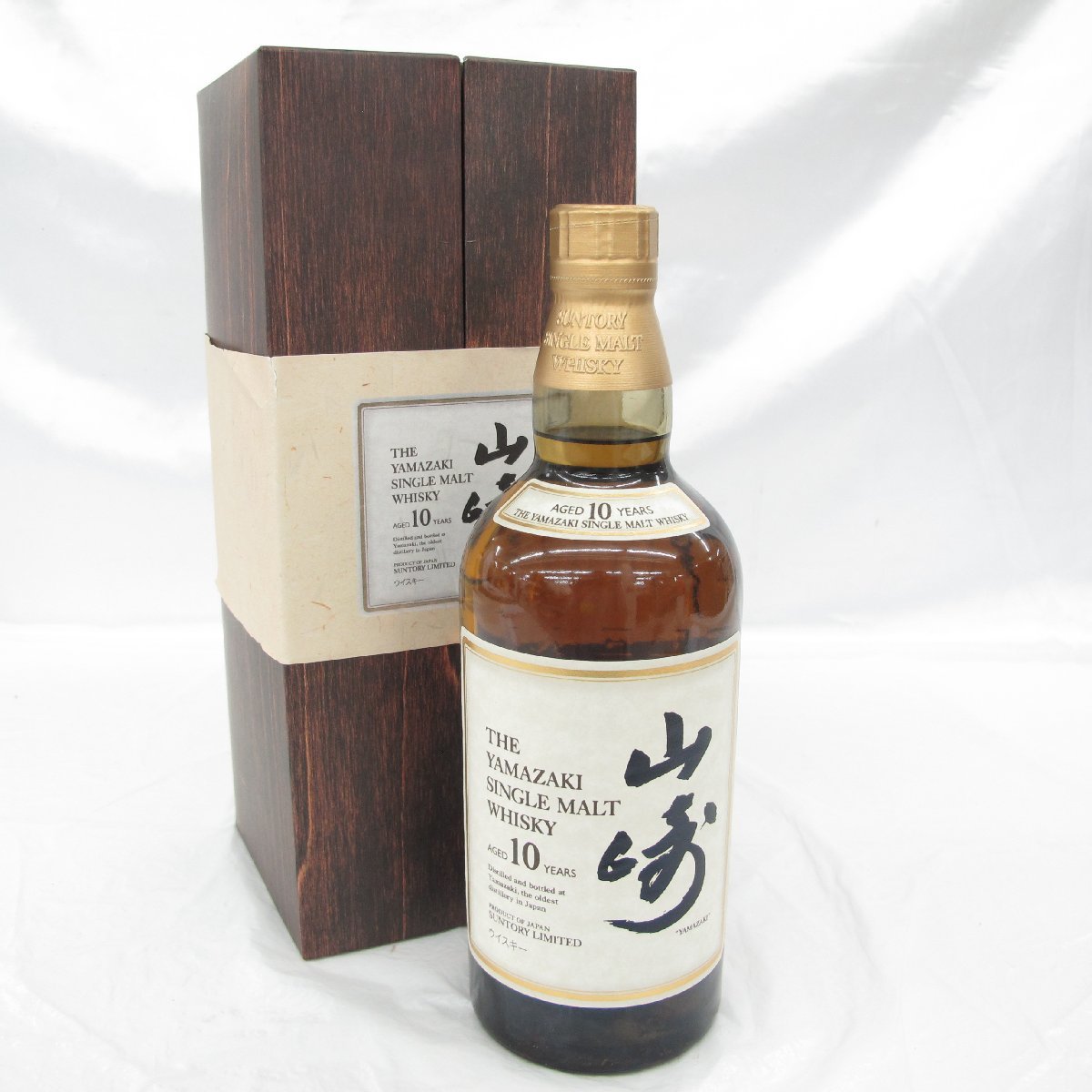 Yahoo!オークション - 【未開栓】SUNTORY サントリー 山崎 10年 シング...