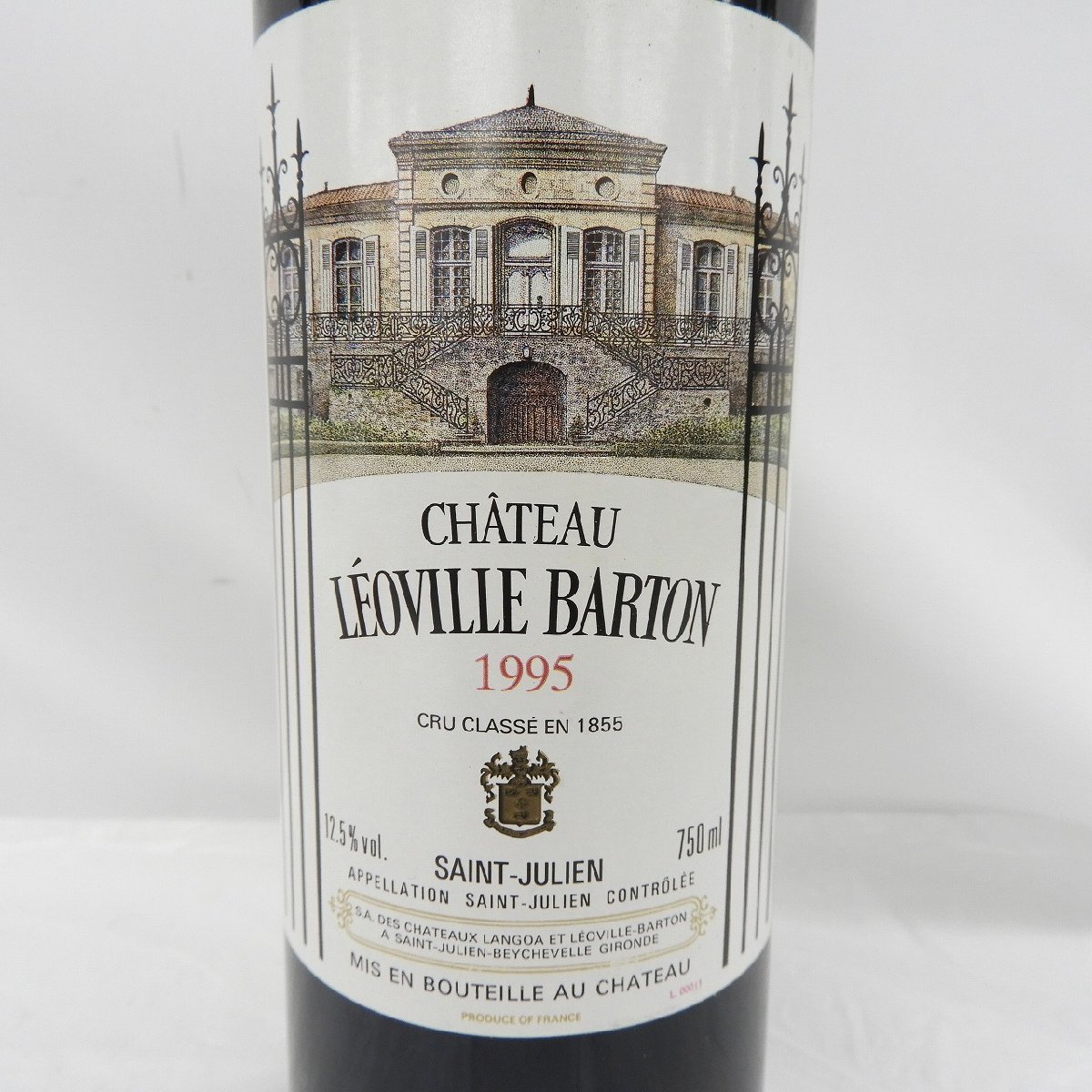 【未開栓】Chateau Langoa Barton シャトー・レオヴィル・バルトン 1995 赤 ワイン 750ml 12.5% 11375725 1128_画像2