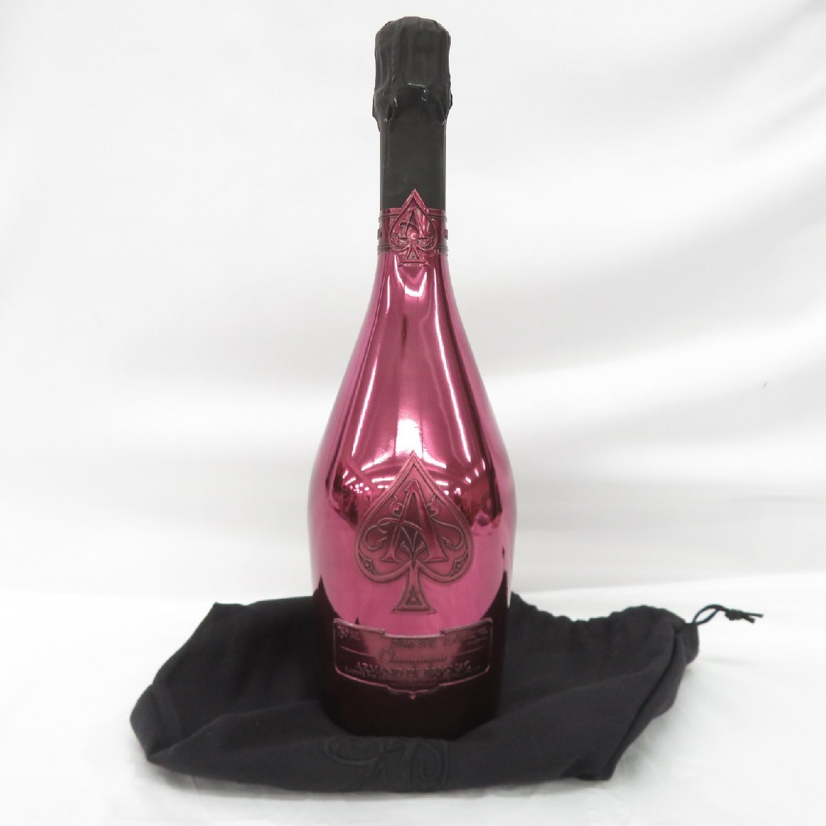 【未開栓】ARMAND DE BRIGNAC アルマン・ド・ブリニャック ドゥミセック シャンパン 750ml 12.5% 布袋付 11428141 1203_画像1