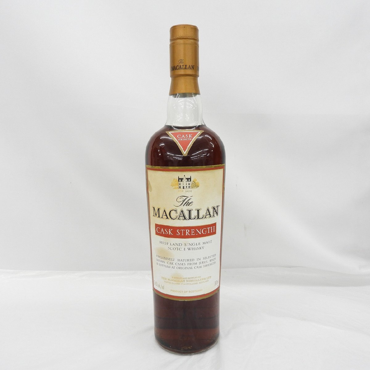 【未開栓】The MACALLAN ザ・マッカラン カスクストレングス ウイスキー 750ml 59.3% 箱付き 11439992 1201_画像2