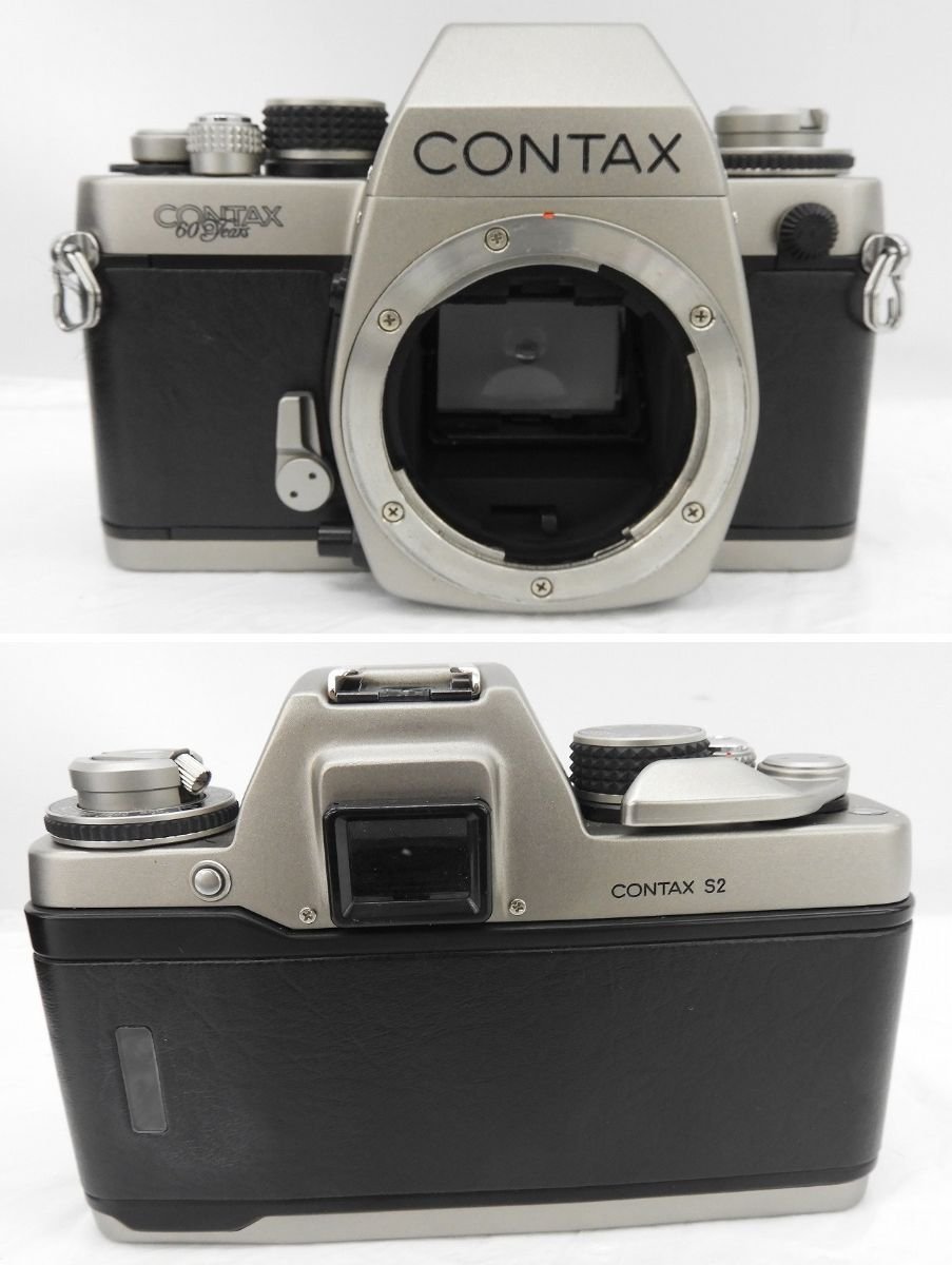 【ジャンク品】CONTAX コンタックス フィルム一眼レフカメラ S2 60周年記念モデル+Carl Zeiss Sonnar 180ｍｍ F2.8付き 11433060 1126_画像2