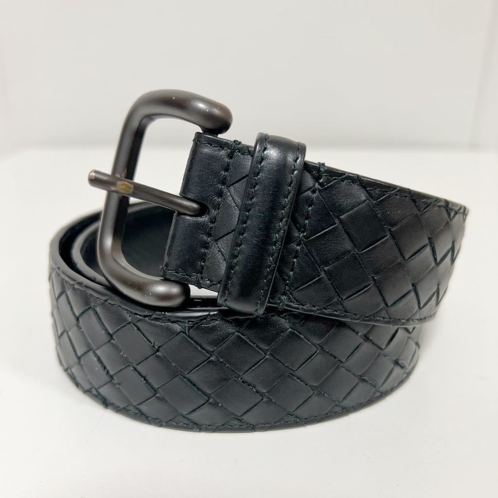 BOTTEGA VENETA ボッテガ ヴェネタ レザー ベルト イントレチャート