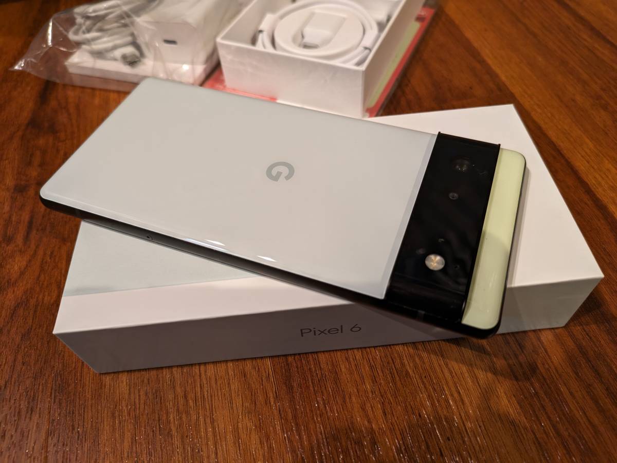 Google Store購入 Pixel 6 128GB Sorta Seafoam SIMフリー おまけ付き Android 水色 グリーン 6.4インチ 有機EL 本体_画像5