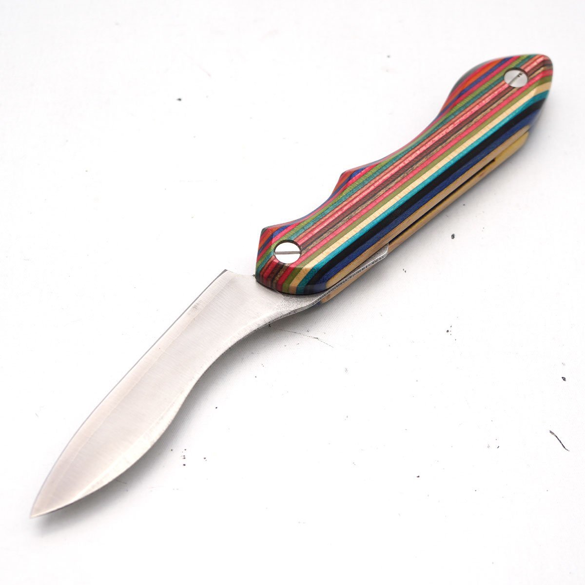 【未使用】FEDECA 折畳式料理ナイフ マルチカラー アウトドアナイフ [H800362]_画像3